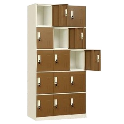 Customize Wooden Lockers 15 Doors