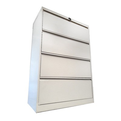 4 Layer Lateral Recessed Handle Beige