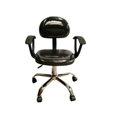 Fabric Clerical Chair Chrome Plated Starbase Yma095