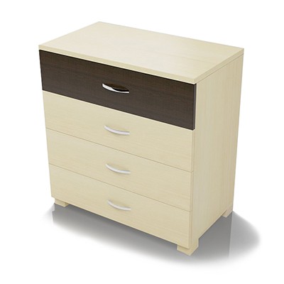 4 Layer Wooden Drawers With Handle