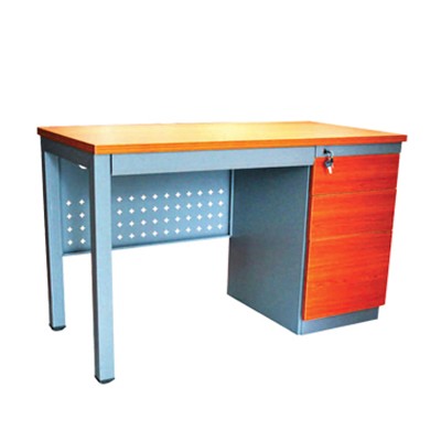 desk with locking drawers