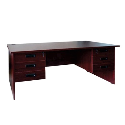 Freestanding Table,single Lockable Drawer, Two Open Shelves Gph200113