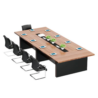 Customized Conference Table, Melamine Board Top