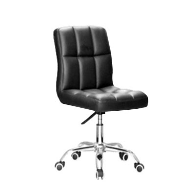 Midback Office Leather Chair Without Armrest,gaslift A-901