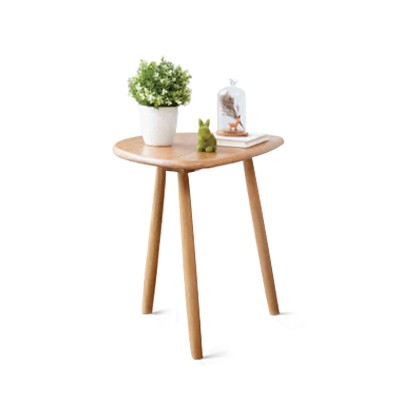 wooden side table