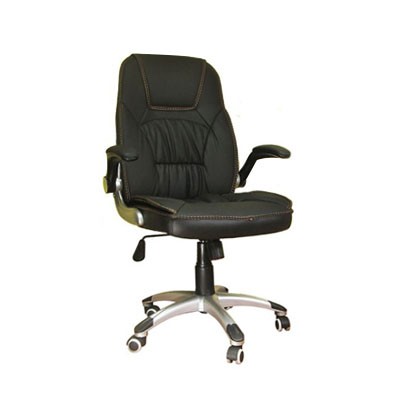 Highback Office Leather Chair With Armrest, Gaslift C-bd6021