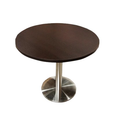 round wood table