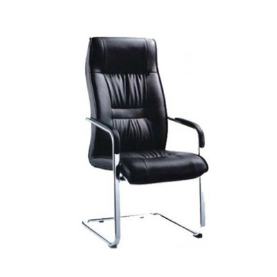 Leatherette Visitors Chair, Chrome Or Sled Legs Yma-43