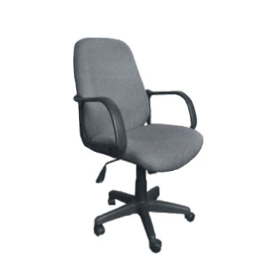 Midback Office Fabric Chair W Armrest, Gaslift Ch-400ax