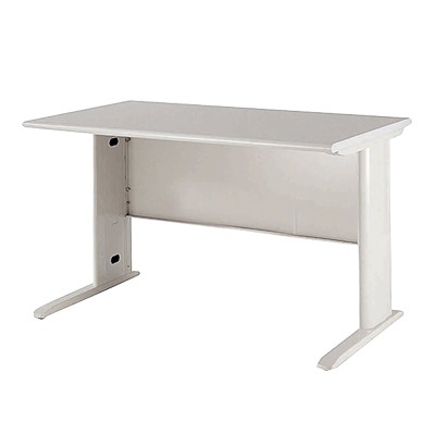 gray office desk