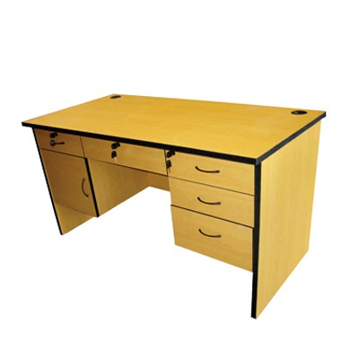 study table with storage