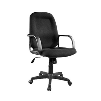 Midback Office Fabric Chair With Armrest, Gaslift Ac-012