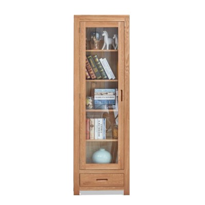 wood glass display cabinet