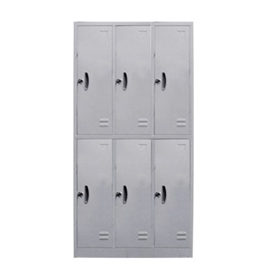 6 door steel locker