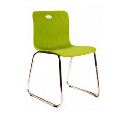 Sled Type Plastic Visitor Chair