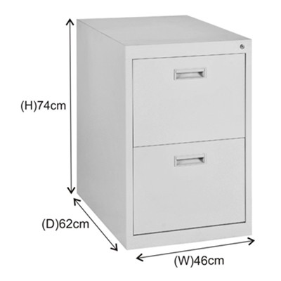 two drawer vertical file cabinet
