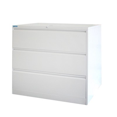 All Metal Body 3 Drawer Recessed Handle Cabinet Gpoc300111