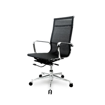 Highback Office Mesh Chair With Armrest Gaslift