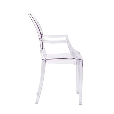 Plastic Visitors Chairs Casper Ghost Chair Clear 801