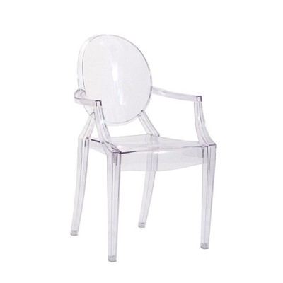 transparent plastic chair