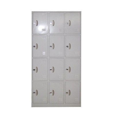 12 door steel locker