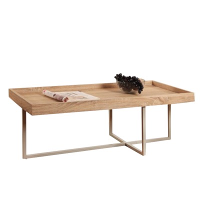 Solid Rubberwood Center Table, Fabric Ct01136