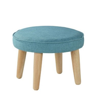 Stool - Wood And Fabric Ct01144