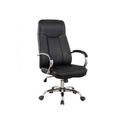 black leather swivel chair for sale