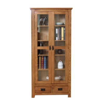 bookcase with door