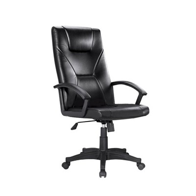 Highback Leather Chair W Armrest Gaslift Txb071