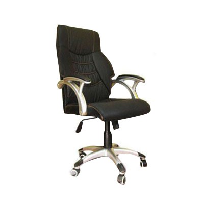 black leather swivel chair for sale