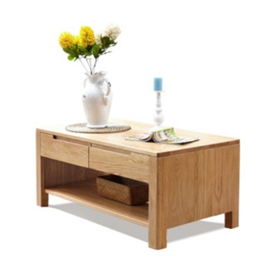 solid wood coffee table