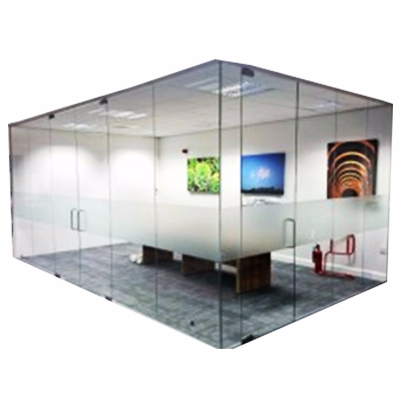 office room glass partition wall